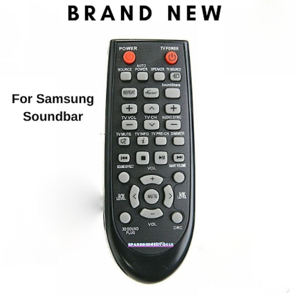 Ah59-02547b fjärrkontroll för Samsung soundbar hw-h550 sub ah59-02612b
