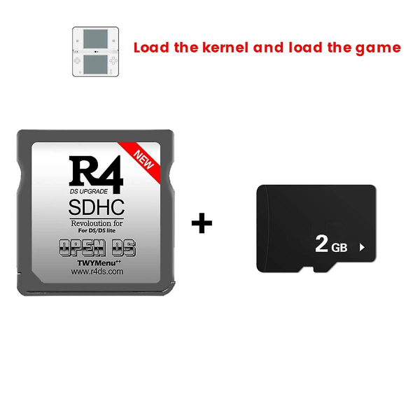 R4-kort SDHC-bränningskort Nytt OpenDS TWYMenu++ Dual Core för / Lite Flash-kort