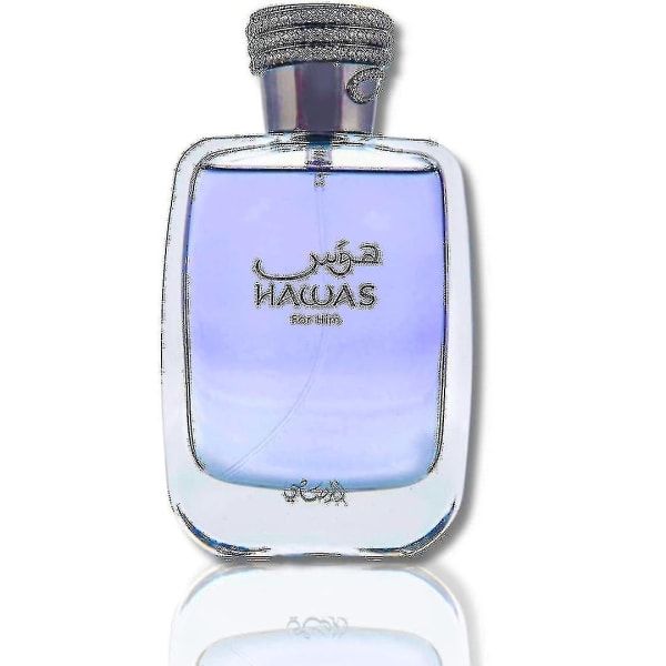Hawas For Him Eau De Parfum 100ml (3,4 Oz), Langtidsholdbar Pour Homme Spray, Aquatic Scent designet til at