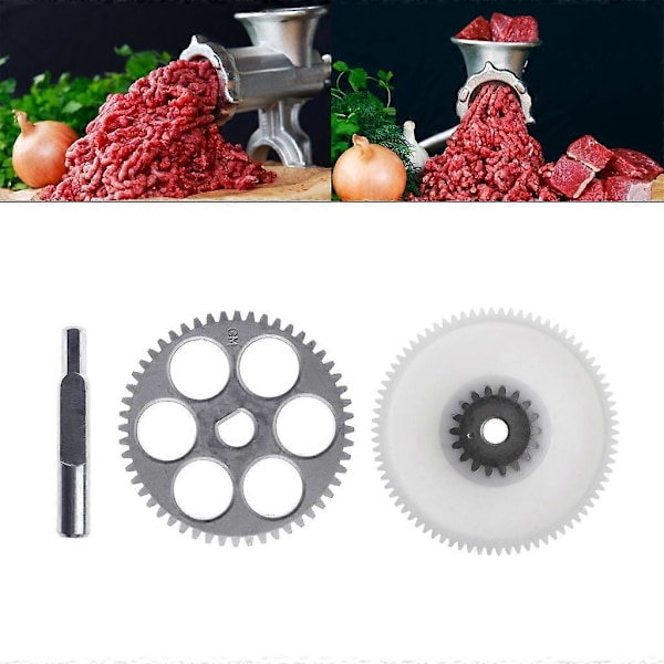 2 stk. Kødmaskine Gear 80 mm Diameter Reparationsdele til Kødmaskiner Køkken