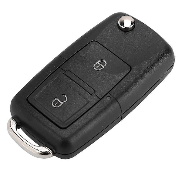 Flip 2 Button Remote Key Fob Case Shell Cover Fit For Bora Golf SEAT Toledo Skoda Alhambra