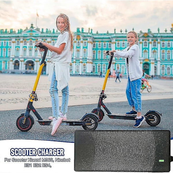 Lader til Xiaomi M365, 42V 2A El-Scooter Lader, Hurtig Batterilader