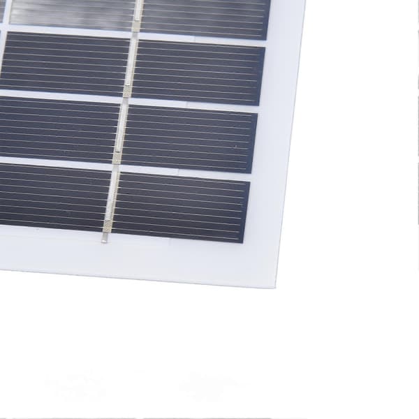 2 stk. Bærbart solpanel 2w 6v Mini solceller Høj konverteringseffektivitet til husholdningsbelysningssystem