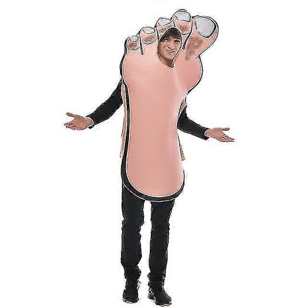 Sjove Foot Cosplay Jumpsuits Tunika Halloween Kostume Til Voksne Mænd Nyhed Karneval Party Fancy Dress