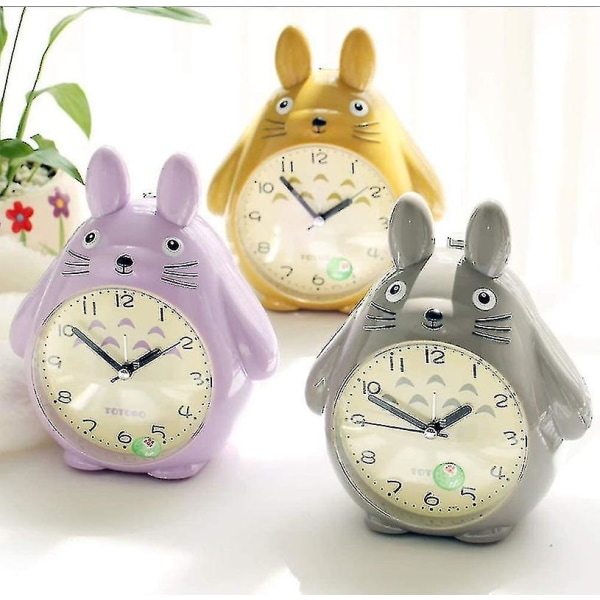 Wekity For Totoro-tema, Snooze-funktion Lydløs og LED-nattelys. Bedste gave til børn Teenagere[HSF]