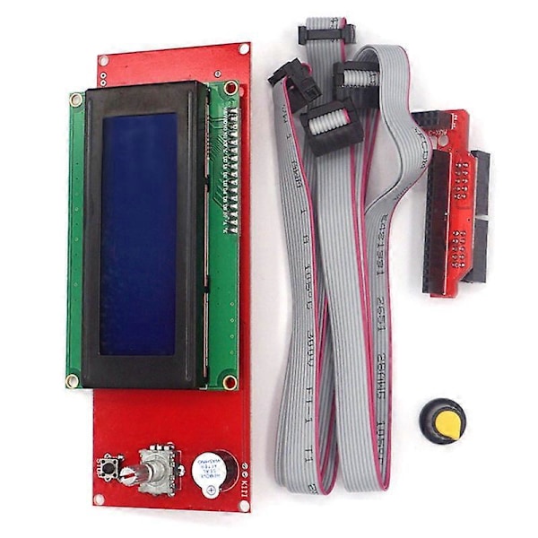 Smart Display Controller Ramps 1.4 2004 LCD-kontroller med adapter lämplig för 3D-skrivare RepRap A