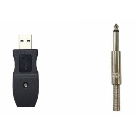 Guitaradapterkabel fra 6,5 mm Jack til USB til PC, 3 meter længde, KL3623