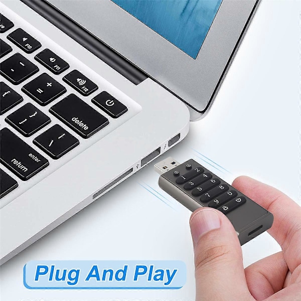 Turvallinen USB-muistitikku, Volkcam 32GB salattu USB-muistitikku laitteistopohjaisella salasanalla ja näppäimistöllä