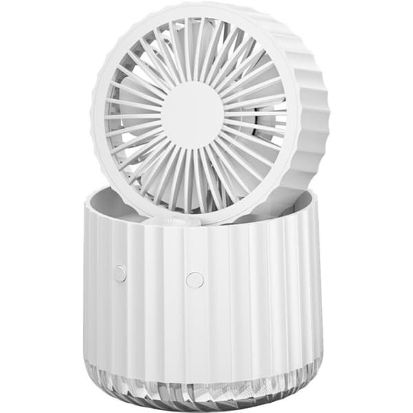 Ventilator. Lille sammenfoldelig elektrisk bærbar luftkøler spray befugtningsventilator