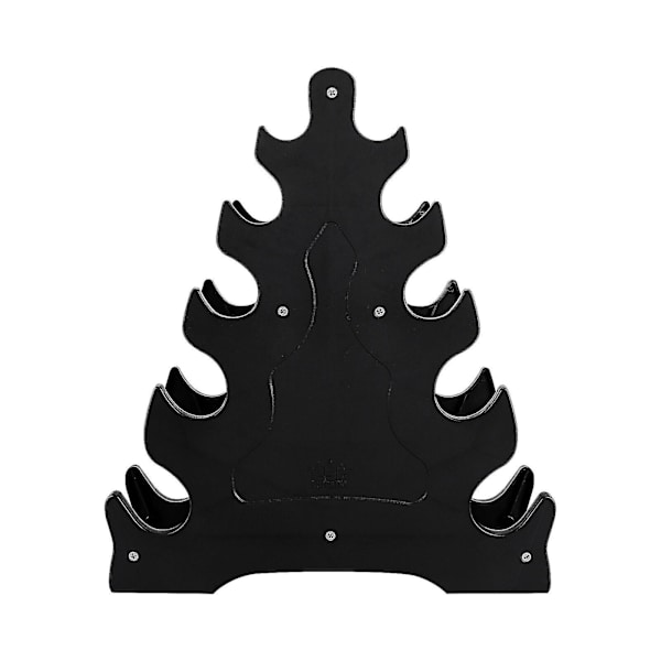 Winomo Hantelholder Stativ Træblad Design Hantelholder 5-etagers Vægtløftning Hantelholder Stativ