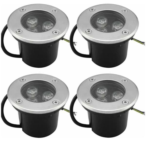 Infälld LED-spotlight 4-pack - IP65 - 270 Lumen - Varmvit