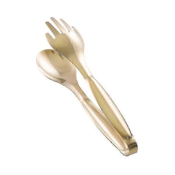 Guld Spaghetti Tång i Rostfritt Stål för Pasta, Nudlar, Bröd, Biff - 1st