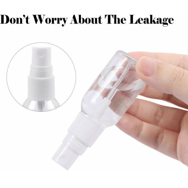 Bärbar plastsprayflaska för kosmetika - 30 ml, 3 st