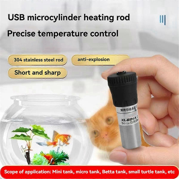 Akvarievarmer Justerbar Nedsænkelig Akvarievarmer 25W Digital Display Ekstern Temperaturkontrol