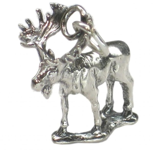 Elg Sterling Sølv Charm .925 X 1 Elg og Elg Charms - 2971