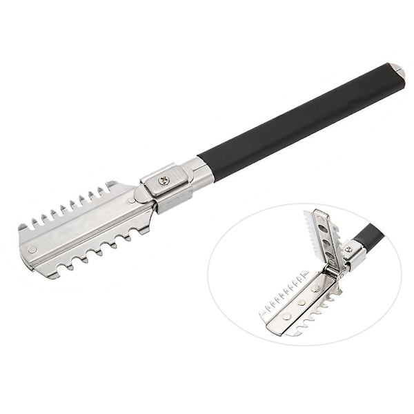Razor Comb Dobbeltkantet Razor Blades Manuel Hårklipning Tynding Barber Comb