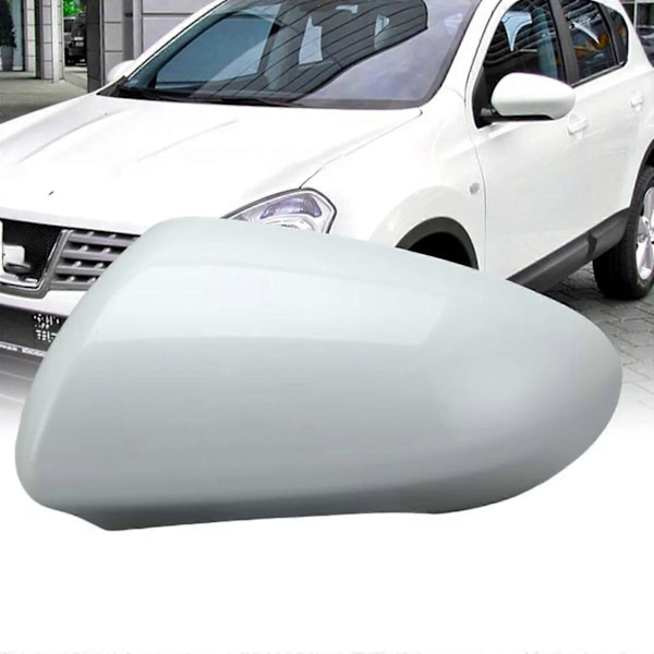 Venstre Sidespejlskappe 1 stk. Hvid Til Nissan Qashqai J10 2007-2014