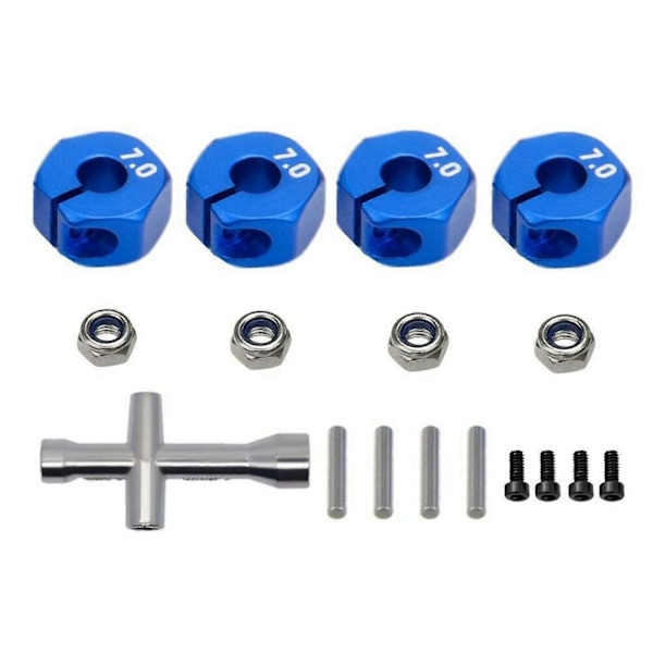 Metall 12mm Hex Hjulnavadapter För Traxxas 1/10 Slash 4x4 Vxl 2wd Rustler Bil