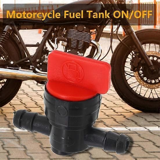 Bensinkran Universal Robust ABS Inline Drivstoffstoppventil 6mm