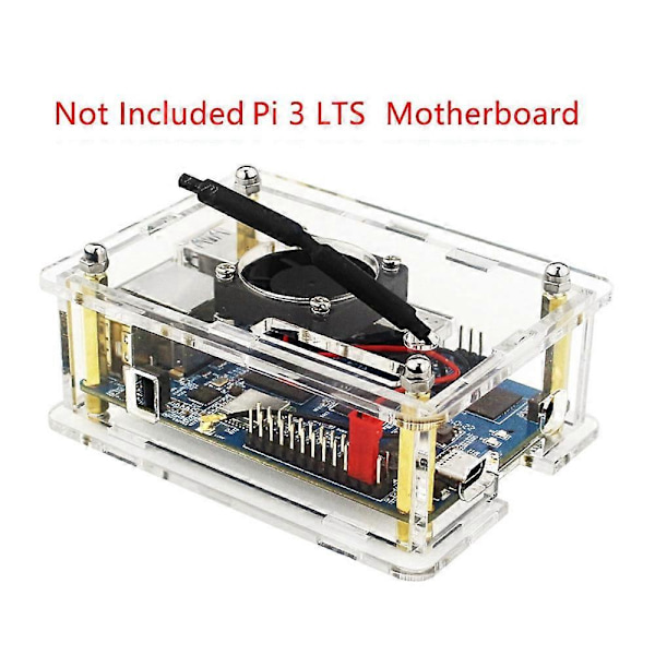 För Orange Pi 3 LTS Fodral parent Akryl Skal Box Skyddande Hölje för Orange Pi 3 LTS