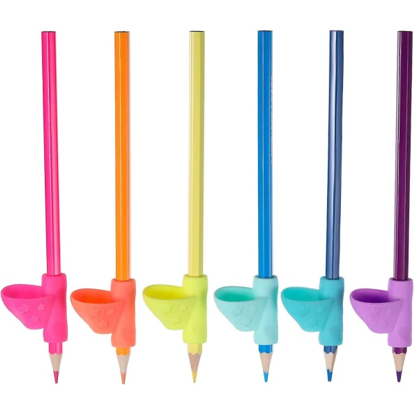 6 delar barn pennhållare grepp penna skrivgrepp hållning korrigering verktyg för pennor