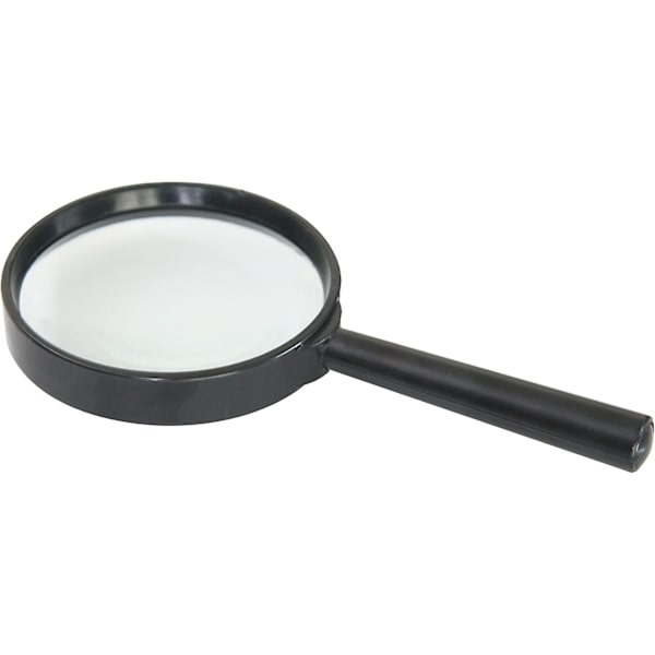 Handhållen förstoringsglas - 5x förstoring, läshjälp, 7,5 cm