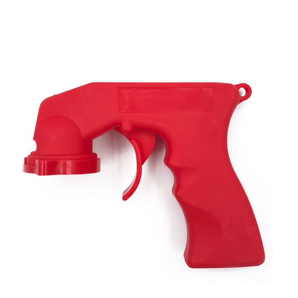 Aerosol sprøjtepistolhåndtag med stor aftrækkerlås, rød