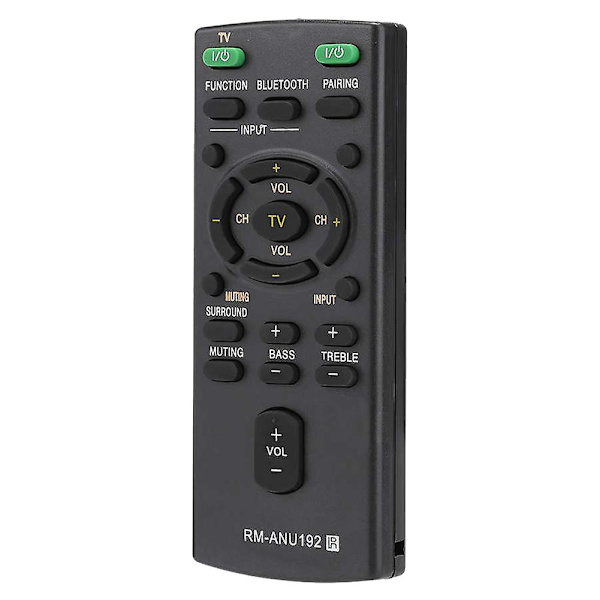 -anu192 Bluetooth-högtalarfjärrkontroll för Sound Bar Sact60bt -wct60 Sswct60 Ht-ct60bt Htct60bt Sa-ct60bt