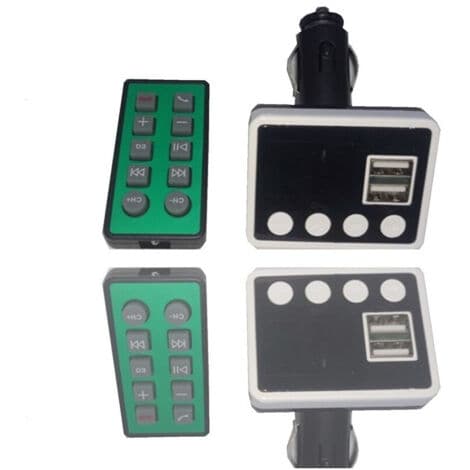 3-i-1 Bluetooth Audio Modulator A642, Modtager, 2 Batterier Til Smartphone USB 1200ma