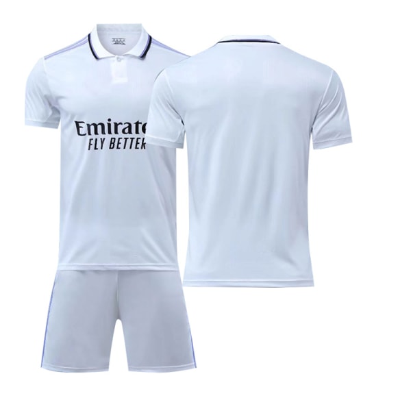 2223 Real Madrid hjemme- og bortedrakt nr. 7 Mbappe drakt 9 Benzema nr. 10 utenlandsk handel fotballuniformsett 23Z No 16