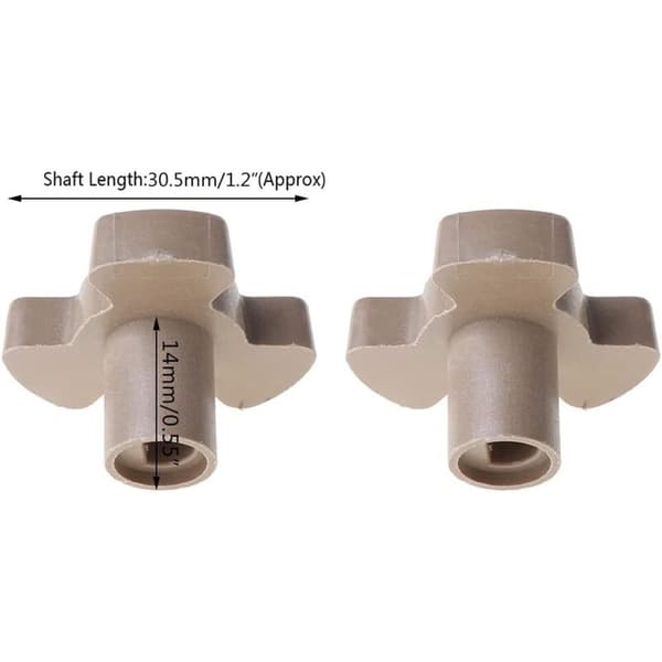 2 mikroaaltouunin pyörivän alustan tukea - 14 mm - Suuri. 2 mikroaaltouunin pyörivän alustan tukea - 14 mm - Suuri