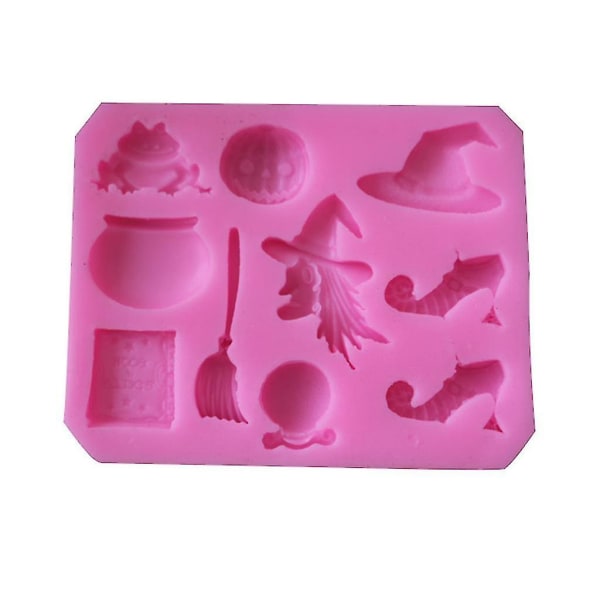 Silicone Material Cake Molds 10 Cavities Halloween Modeling Halloween Festival Mould Diy Baking Utensils Handmade Moulds