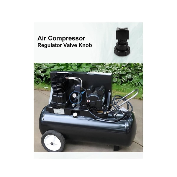 137-0001 Fördelare Plast Luftkompressor Regulatorventilknopp För Sanborn Svart