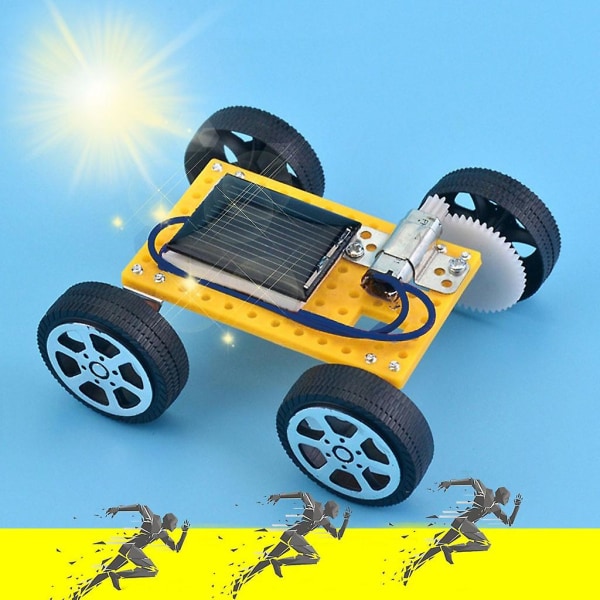 Solar Car DIY Toy Set - Solcelledrevet bilsett for barn