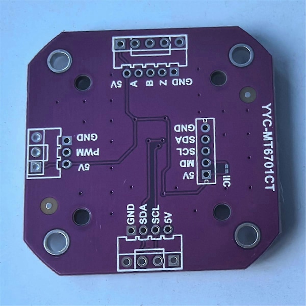 MT6701 YYC-MT6701CT Magnetisk Induktionsvinkelmätningssensor Modul 14bit Hög Precision Kan Perf