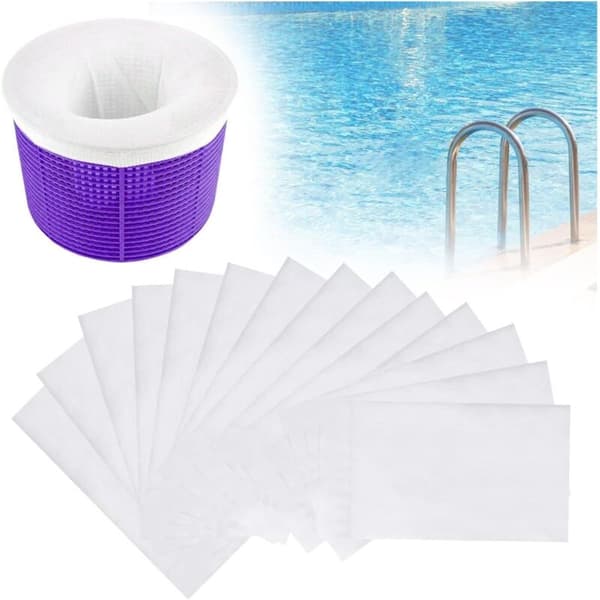 Pool Skimmer. Skimmerstrumpa. Poolkorgfilter. Poolskimmerstrumpor. Poolskimmerfilterstrumpor för poolkorg (10
