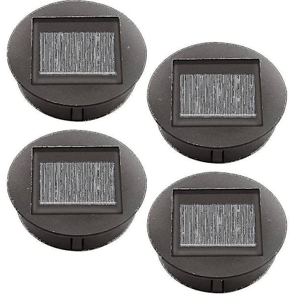 4 st solcellslampor med LED-lampor, solcellslampor, LED-solpanel lyktlock