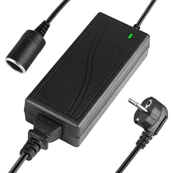 Universal Bilopladeradapter Cigarettænderstik - 100V-240V til 12V 5A