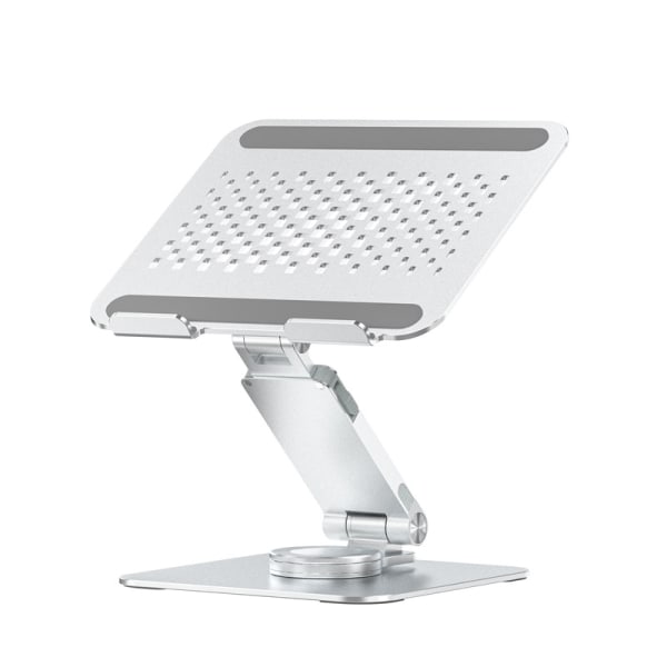 360° roterende bærbar stativ for skrivebord, høyde/vinkel justerbar bærbar stativ for 10 15 17 tommers bærbar PC
