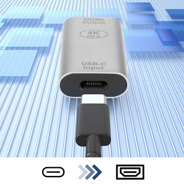 USB-C Naaras HDMI Naaras 4K Kompakti Muotoilu