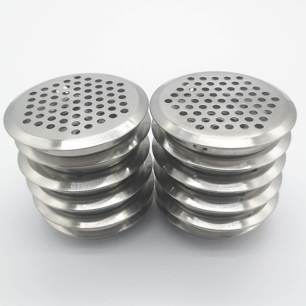 12 Piece 53mm Stainless Steel Ventilated Mesh Round Mesh Breathable|kitchen Furniture Stainless Steel Vents|cupboards