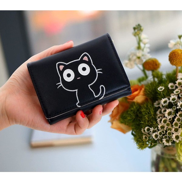 Cartoon cute wallet women's short pu small wallet wallet women's native wallet