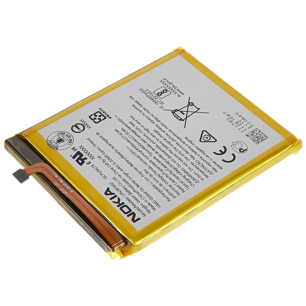 För Nokia XR20 3,87V 4500mAh Li-ion-polymerbatteriersättningsdel (kod: LPN387450)