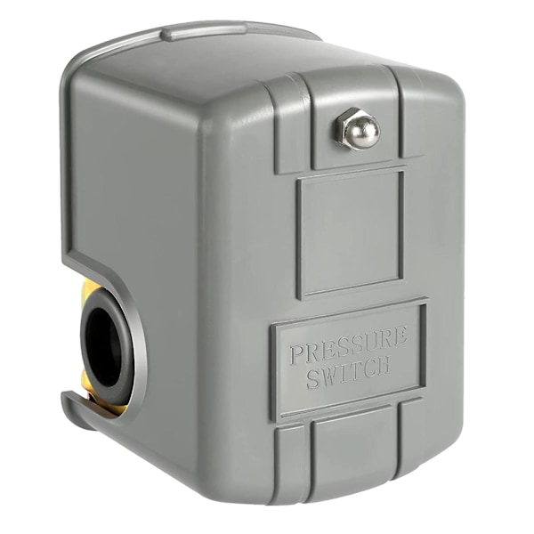 Trykføler til brøndpumpe, 40-60Psi vandtrykføler justerbar differential, 1/4 tommer Fema