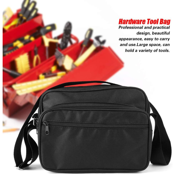 Axelverktygsväska, Multipurpose Polyester Tool Bag, Heavy Duty Tool Bag, Hardware Bag Rack Organizer