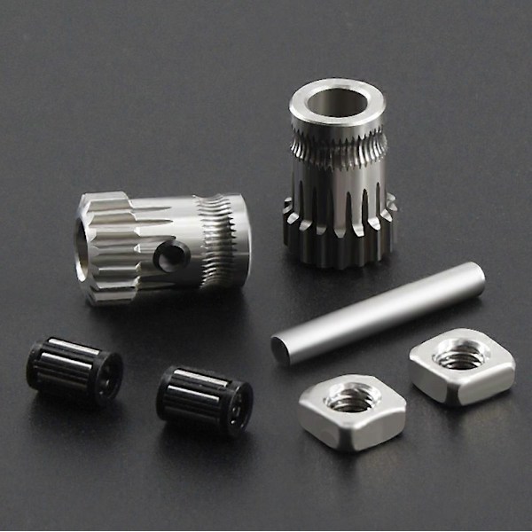 Drivegear Kit Dobbel Drivgir Ekstruder Kit Klonet Btech Oppgradering For Ekstruder For Prusa i3 3D Printer Gir Mini Bowden Ekstruder