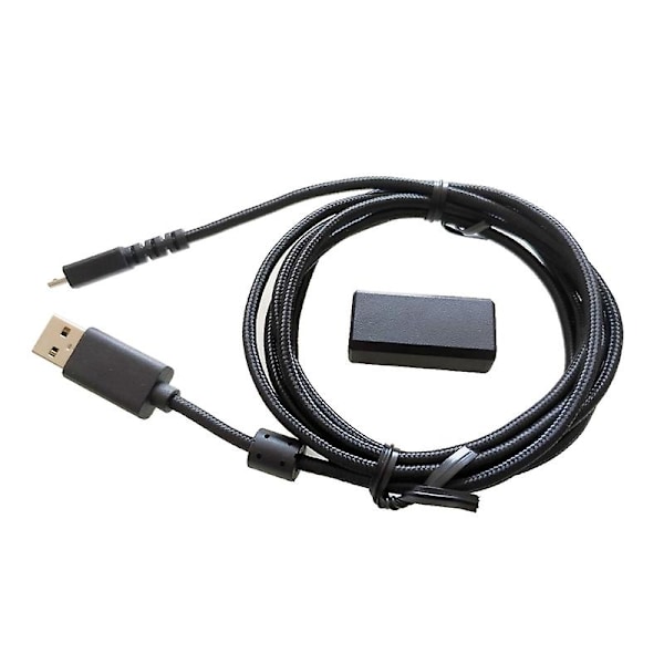 for Logitech G502 Mus Ladekabel USB til Mikro Adapter Nylonflettet Myk