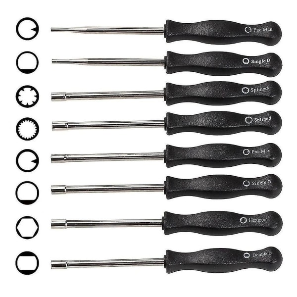 8 Different Carburetor Screwdrivers, Carburetor Adjustment Tool Set Carburetor Adjustment For 2 Cycl