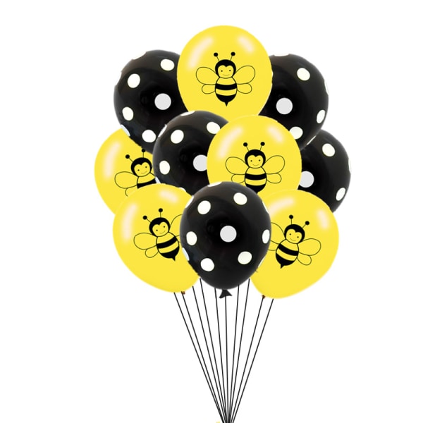 Jolly Bee ballonger, 10 pakke lateksballonger