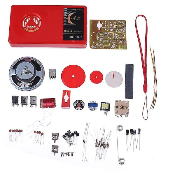 1set 7 Tube Am Radio Electronic Diy Kit Electronic Learning Kit Hx108-2